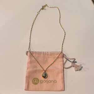 Gorjana Gold Necklace with Stone